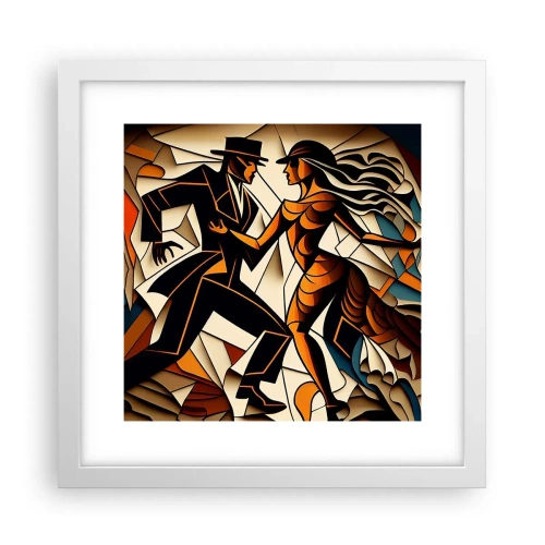 Affisch i vit ram - Passionsdans - 30x30 cm
