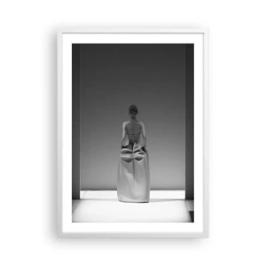 Affisch i vit ram - Raffinerad enkelhet - 50x70 cm