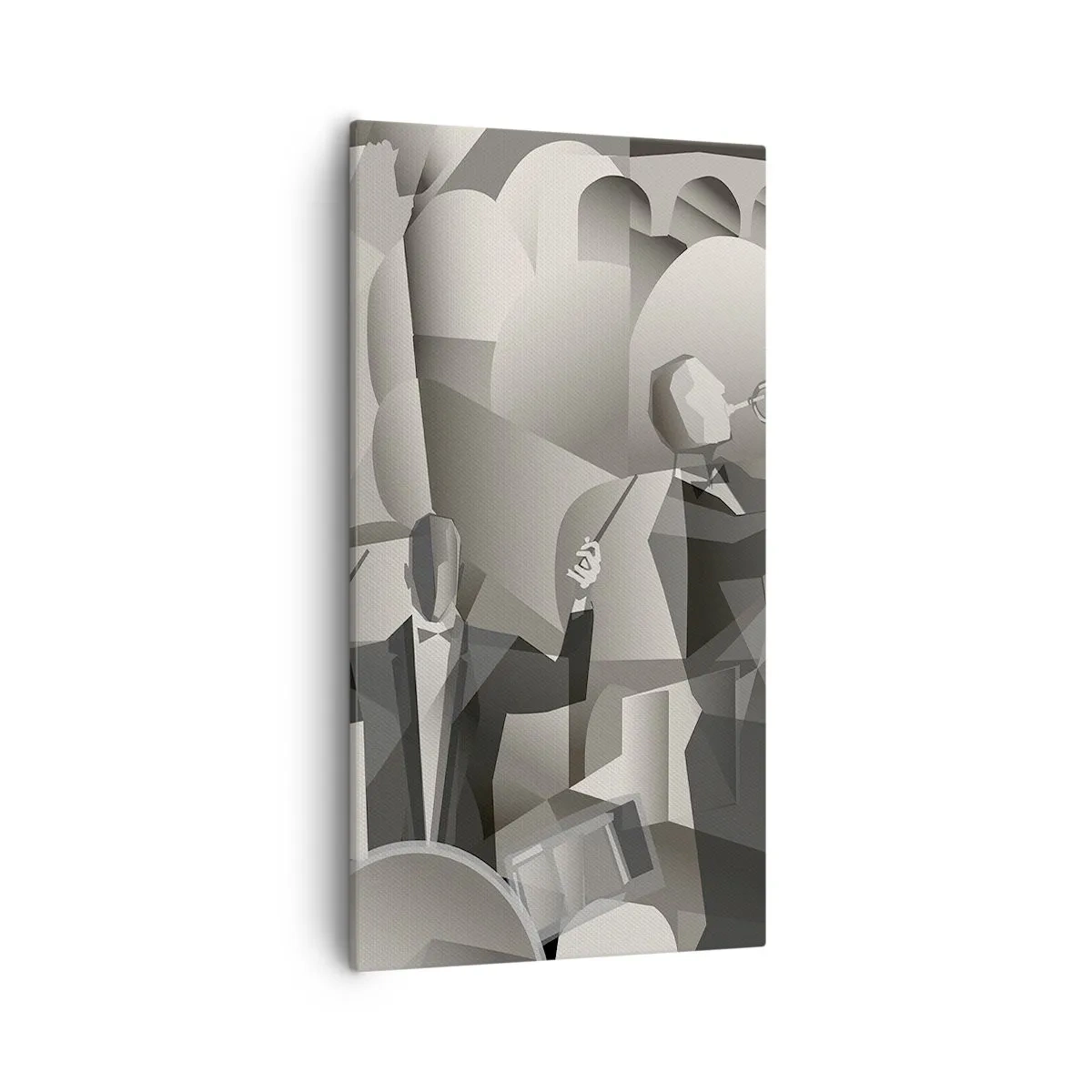 Canvastavla - Bild på duk - I ljudrummet - 55x100 cm