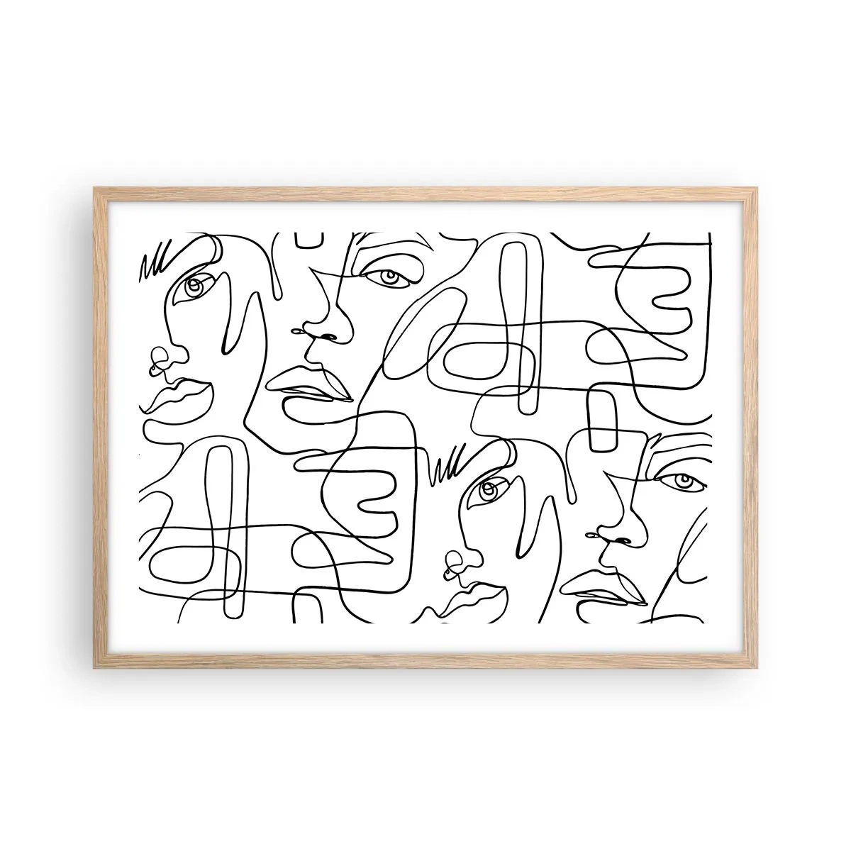 Affisch i ram av ljusek - I trassliga känslor - 70x50 cm