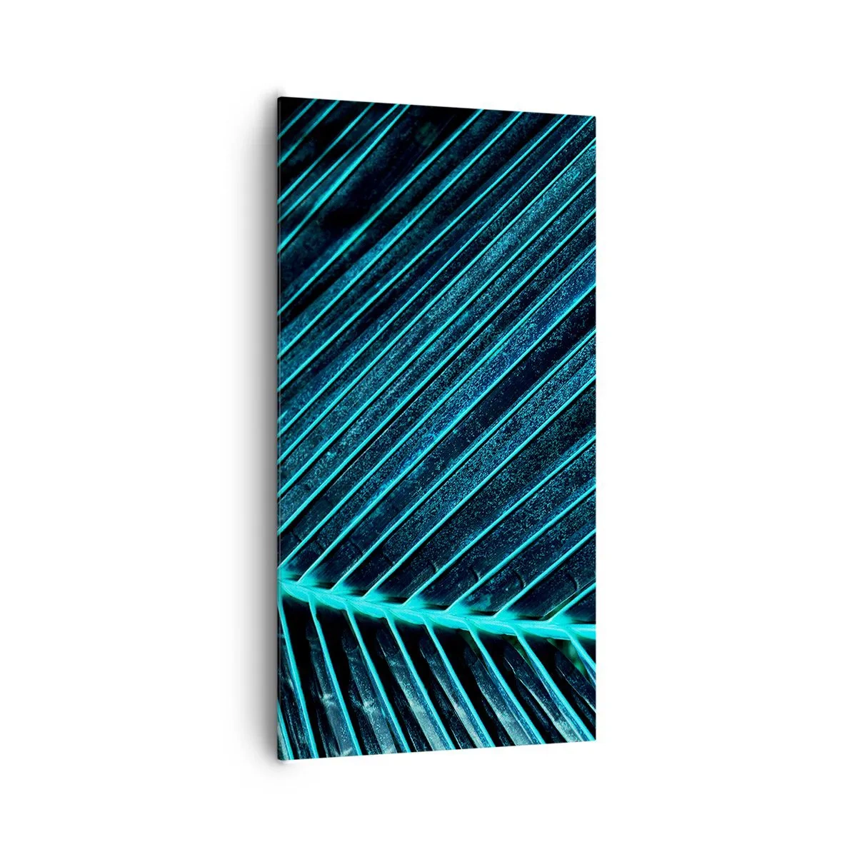 Canvastavla - Bild på duk - Grön textur - 65x120 cm