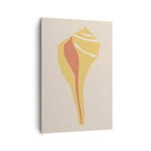 Canvastavla - Bild på duk - Organisk abstraktion - tillväxt - 70x100 cm