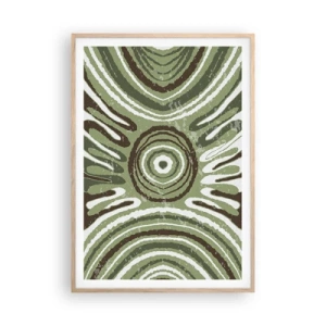 Affisch i ram av ljusek - Explosion av känslor - 70x100 cm