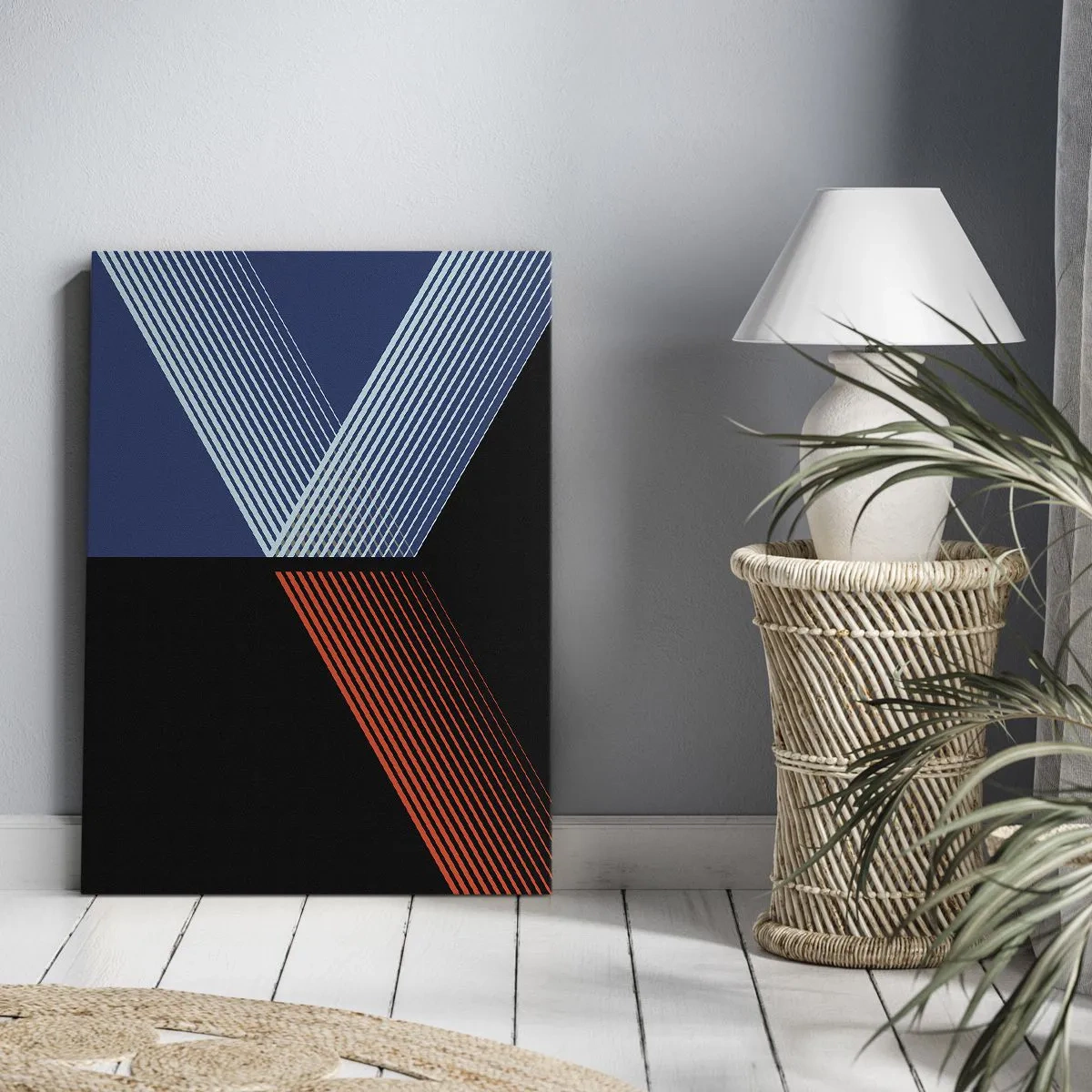 Canvastavla - Bild på duk - Enkel historia - 80x120 cm