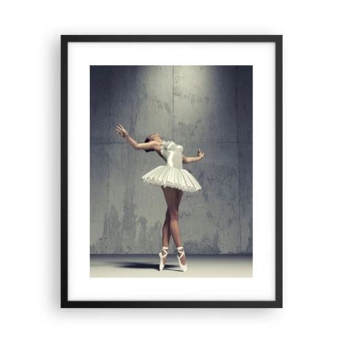 Affisch i svart ram - Lätt som en fågel - 40x50 cm