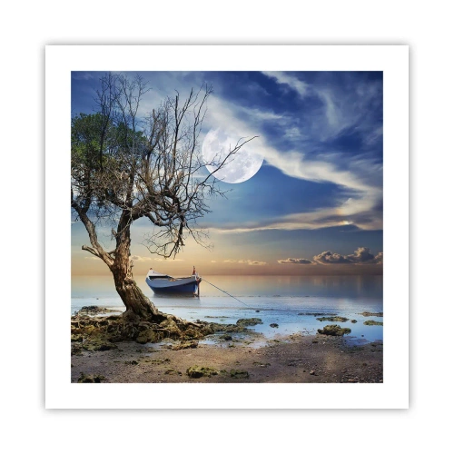 Affisch - Är det slut eller början? - 50x50 cm