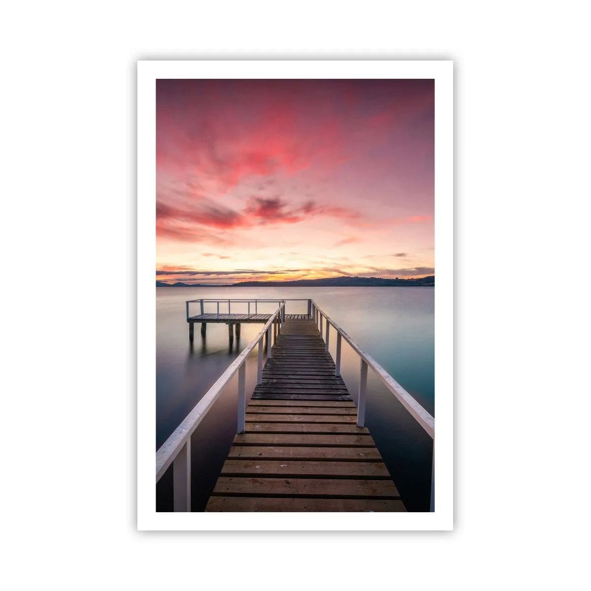 Affisch - Kvällens milda låga - 61x91 cm