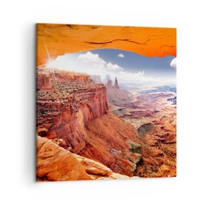 Canvastavla - Bild på duk - Skapat av naturen - 50x50 cm