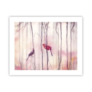 Affisch - Rosa skogens saga - 50x40 cm