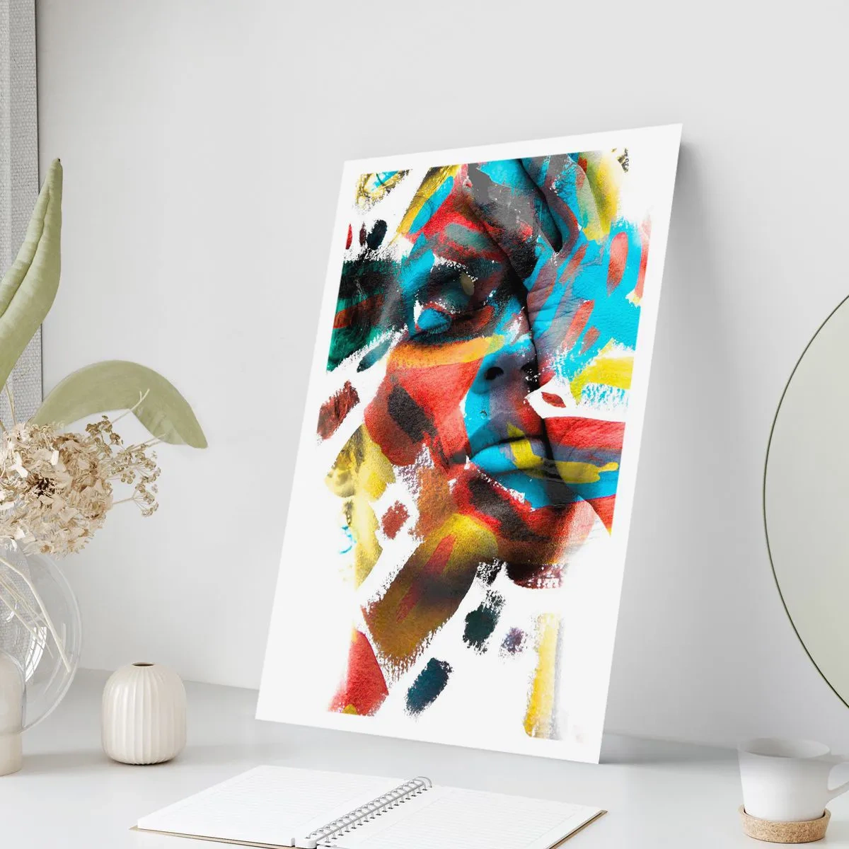 Affisch - Färgrik personlighet - 40x50 cm