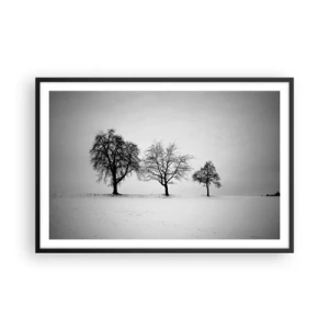 Affisch i svart ram - Vad drömmer de om? - 91x61 cm