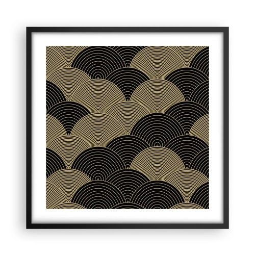 Affisch i svart ram - Enighet i mångfald - 50x50 cm