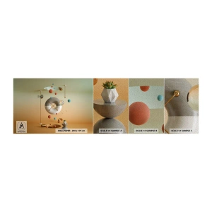 Provbit av fototapet Premium Sand - Vad som helst kan hända - Abstraktion, Surrealism, 3D - 100x30 cm