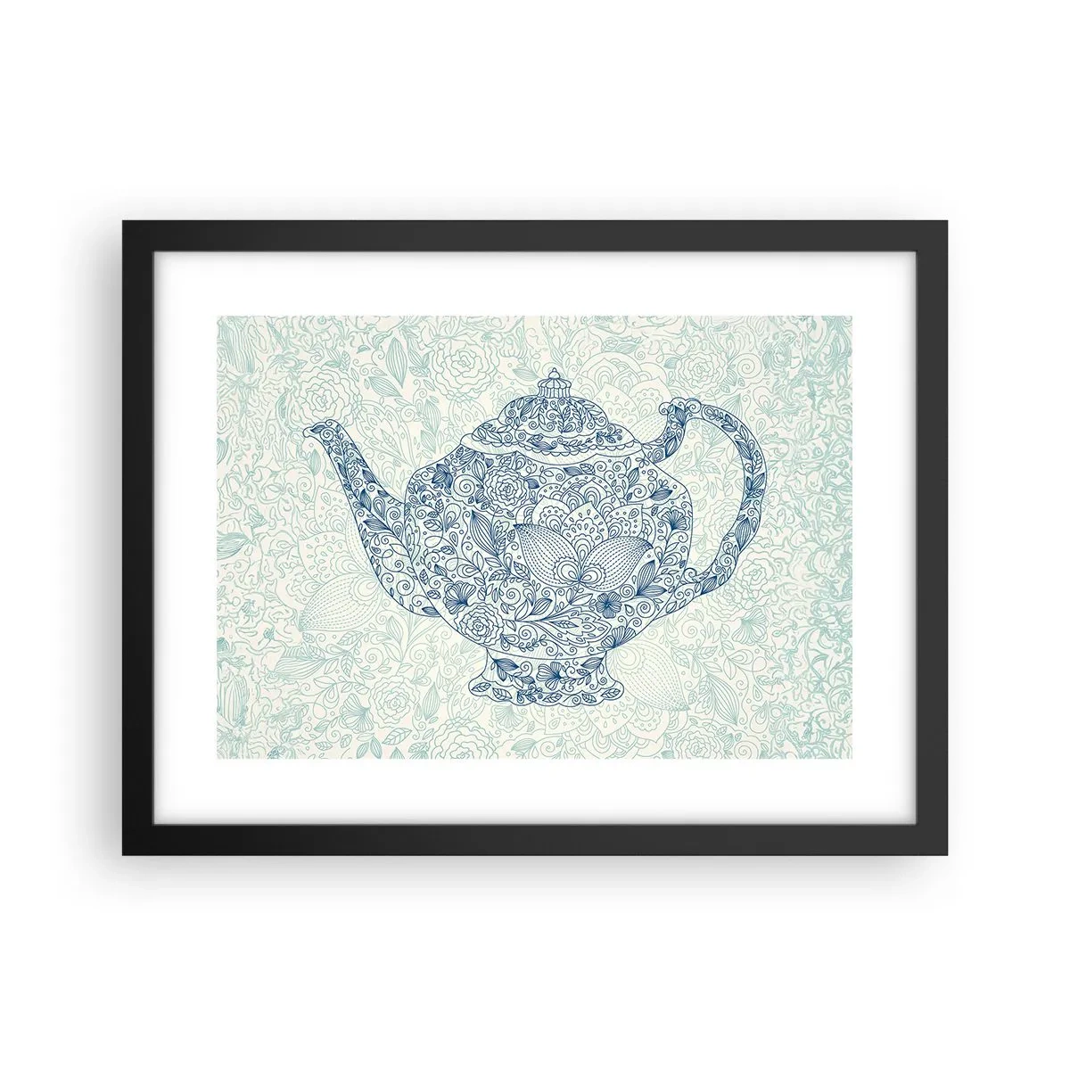 Affisch i svart ram - Techarm - 40x30 cm