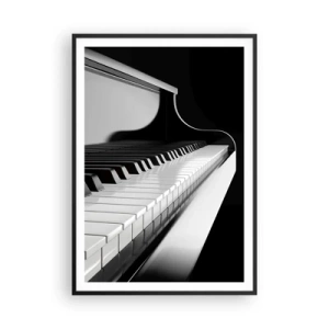 Affisch i svart ram - Harmoni av former och färger - 70x100 cm
