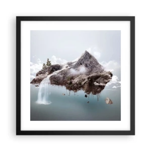 Affisch i svart ram - Med surrealistens öga - 40x40 cm