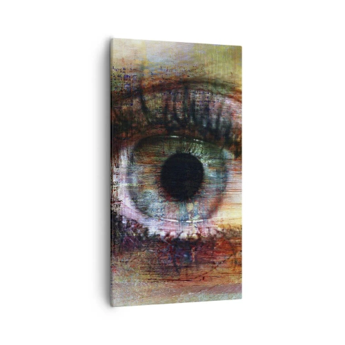 Canvastavla - Bild på duk - Man kan titta in i själen - 55x100 cm