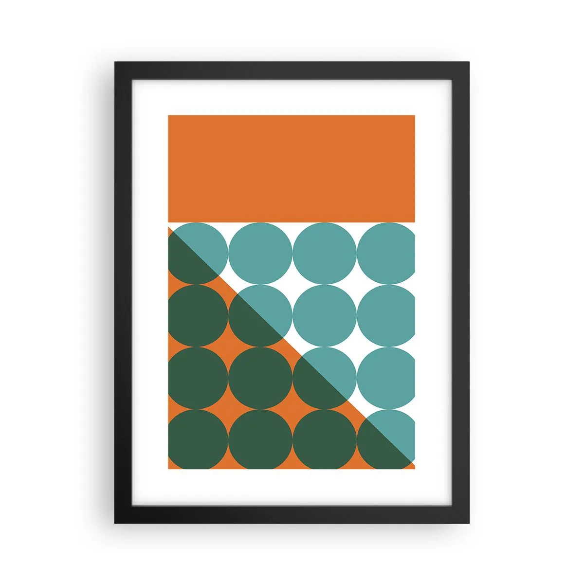 Affisch i svart ram - Uppåt och på diagonalen - 30x40 cm