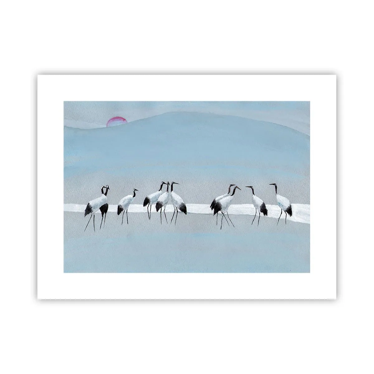 Affisch - Efter en het dag - 40x30 cm