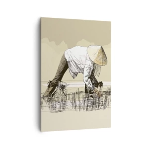 Canvastavla - Bild på duk - Lyckad skörd - 70x100 cm