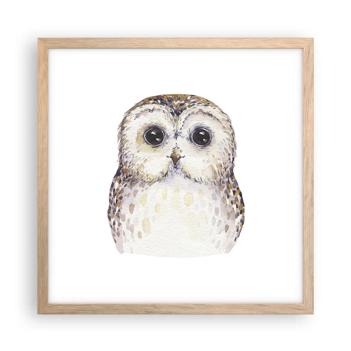 Affisch i ram av ljusek - Titta i mina ögon - 40x40 cm