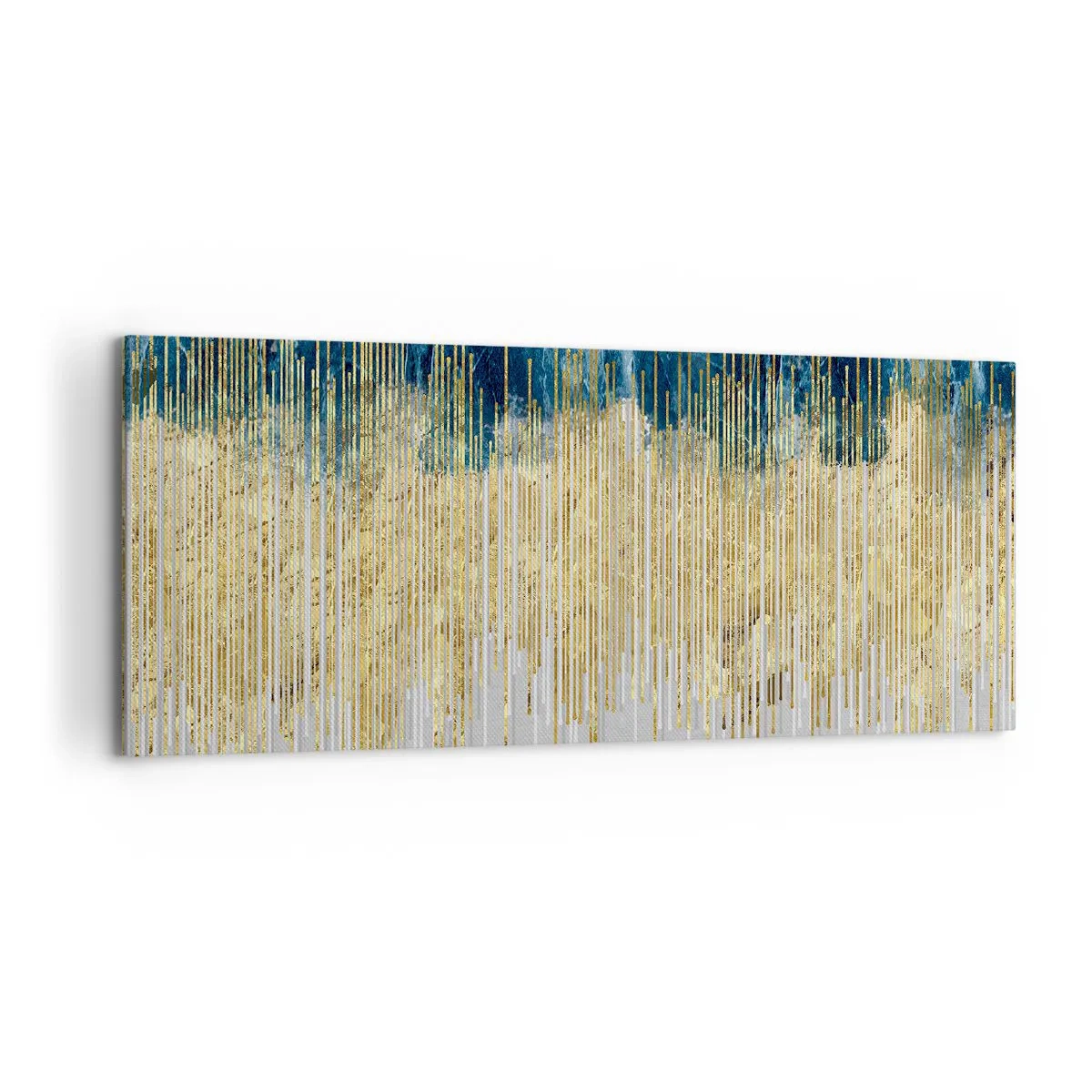Canvastavla - Bild på duk - Förgylld gräns - 100x40 cm