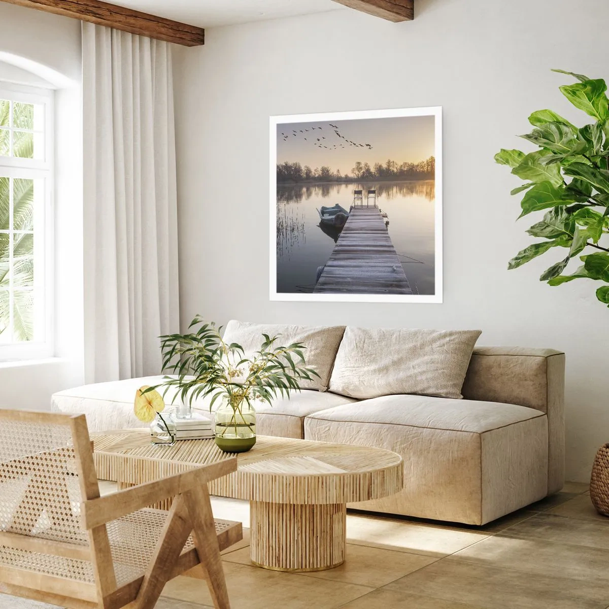 Affisch - Kommer tillbaka om en viss tid - 30x30 cm