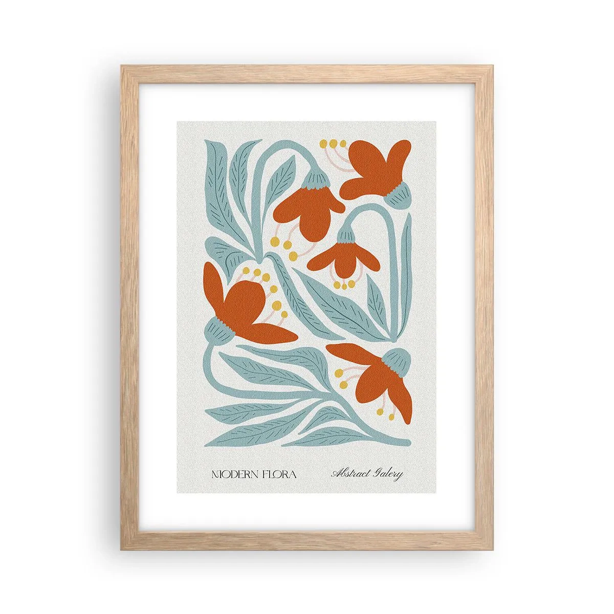 Affisch i ram av ljusek - Mot jorden, mot solen - 30x40 cm