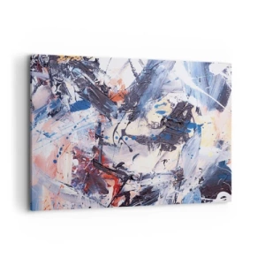 Canvastavla - Bild på duk - Abstraktionen galna dans - 120x80 cm