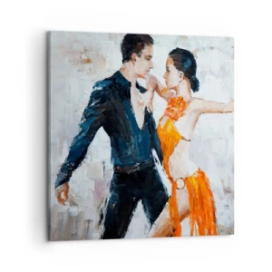 Canvastavla - Bild på duk - Dirty dancing - 60x60 cm