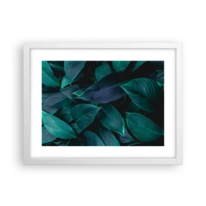 Affisch i vit ram - Grönskan själv - 40x30 cm