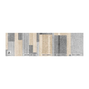 Fototapet Prov Standard Eco - Komposition: allt i lod - Abstraktion, Rader, Pastell - 100x30 cm
