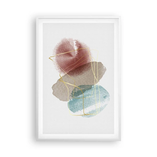 Affisch i vit ram - Rummets pärlor - 61x91 cm