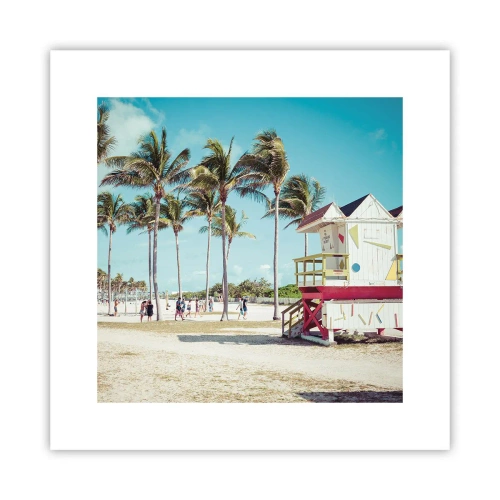 Affisch - En vacker dag framför dig - 30x30 cm