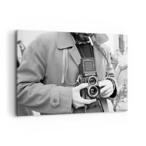 Canvastavla - Bild på duk - I retrostil - 100x70 cm