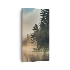 Canvastavla - Bild på duk - Dagen föds - 45x80 cm