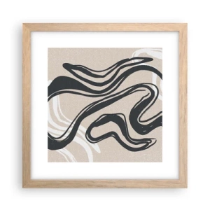 Affisch i ram av ljusek - Mångfaldigt uttryck - 30x30 cm