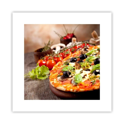 Affisch - Ingredienser ur jorden - 30x30 cm