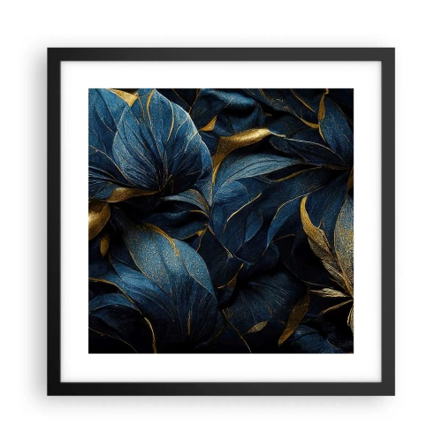 Affisch i svart ram - Fodrad med guld - 40x40 cm