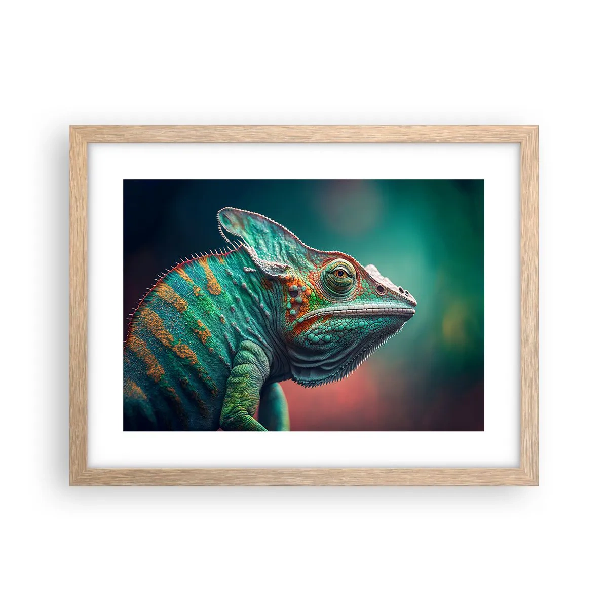 Affisch i ram av ljusek - Ser du mig? Inte bra… - 40x30 cm