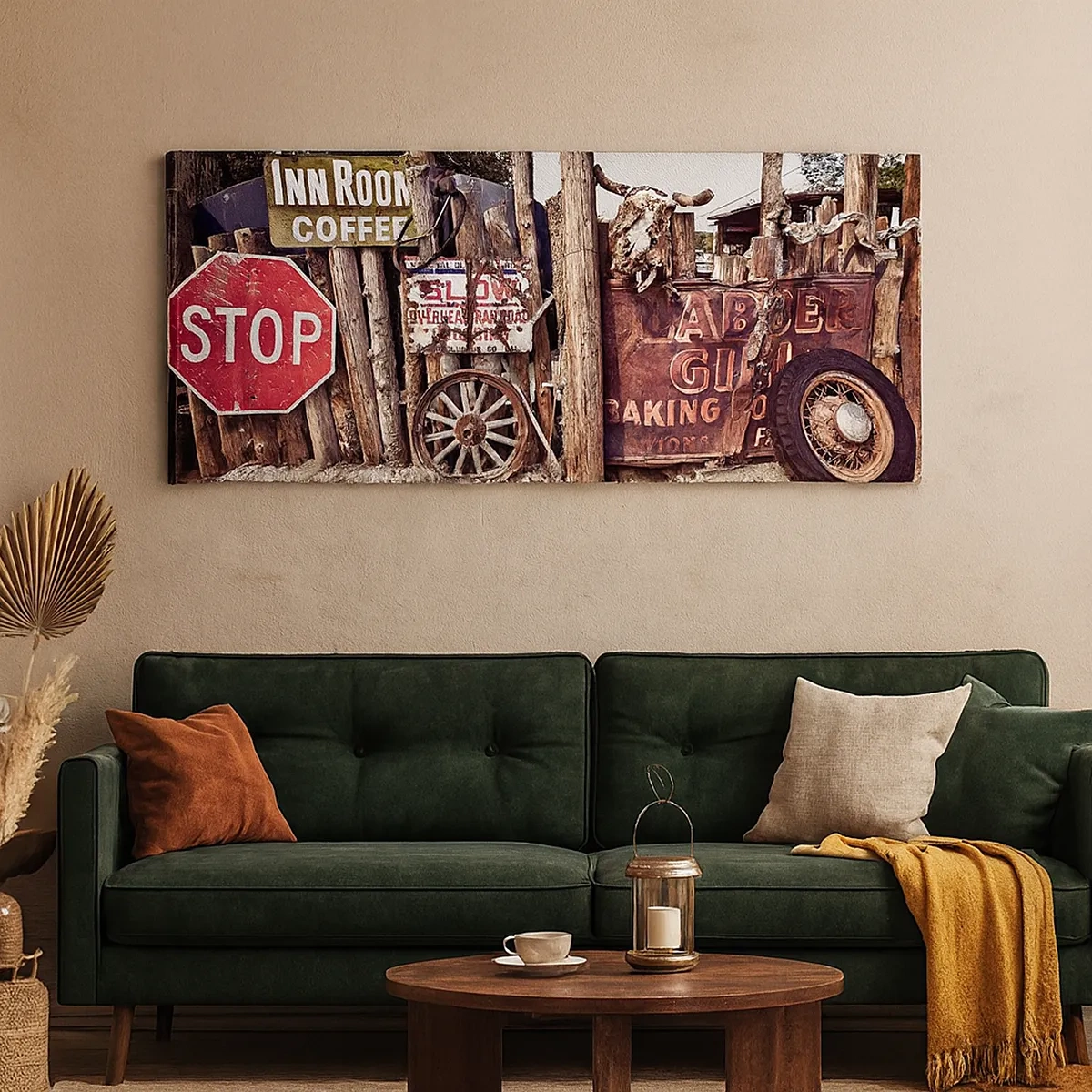 Canvastavla - Bild på duk - Och tiden står stilla - 30x30 cm