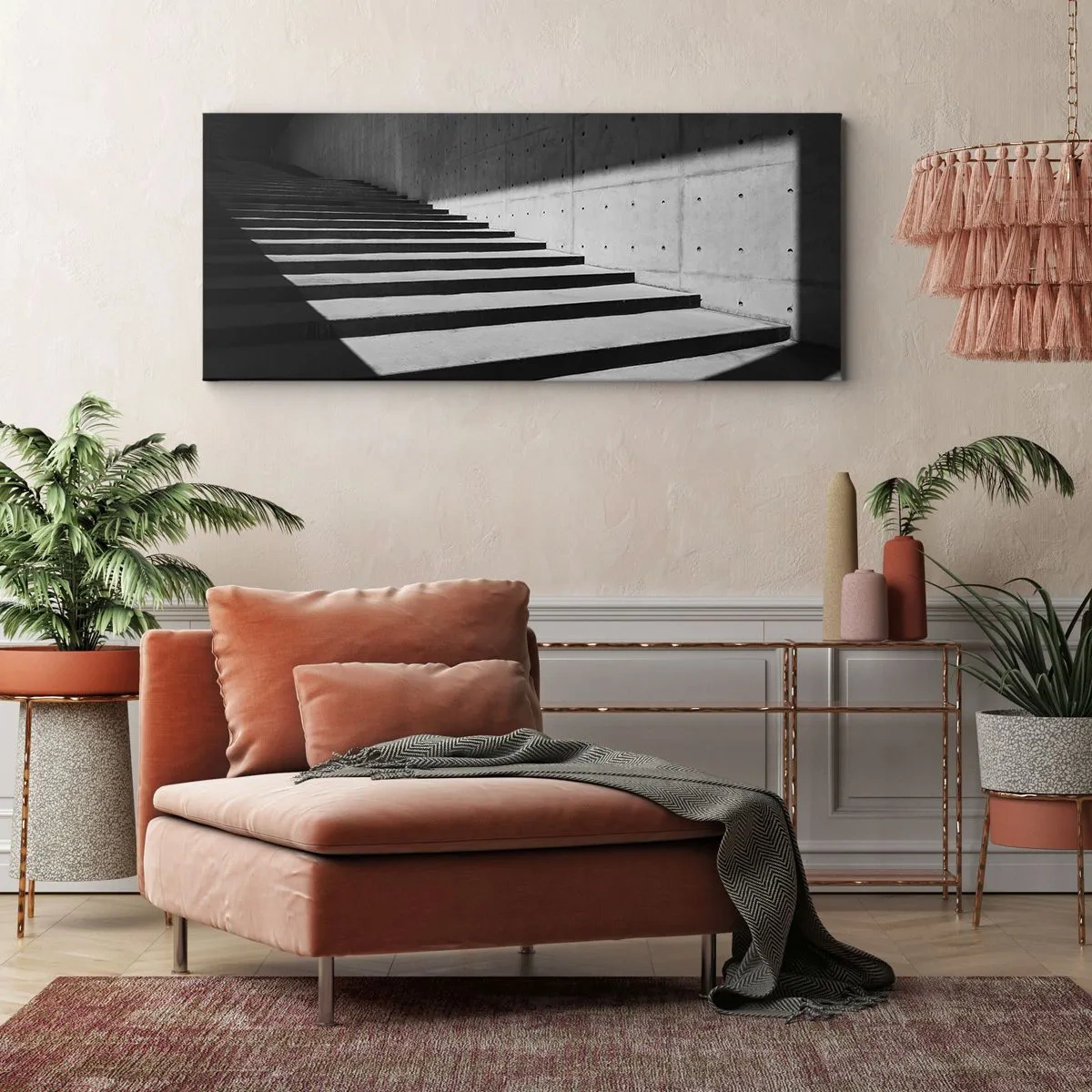 Canvastavla - Bild på duk - Modernismens råa skönhet - 100x40 cm