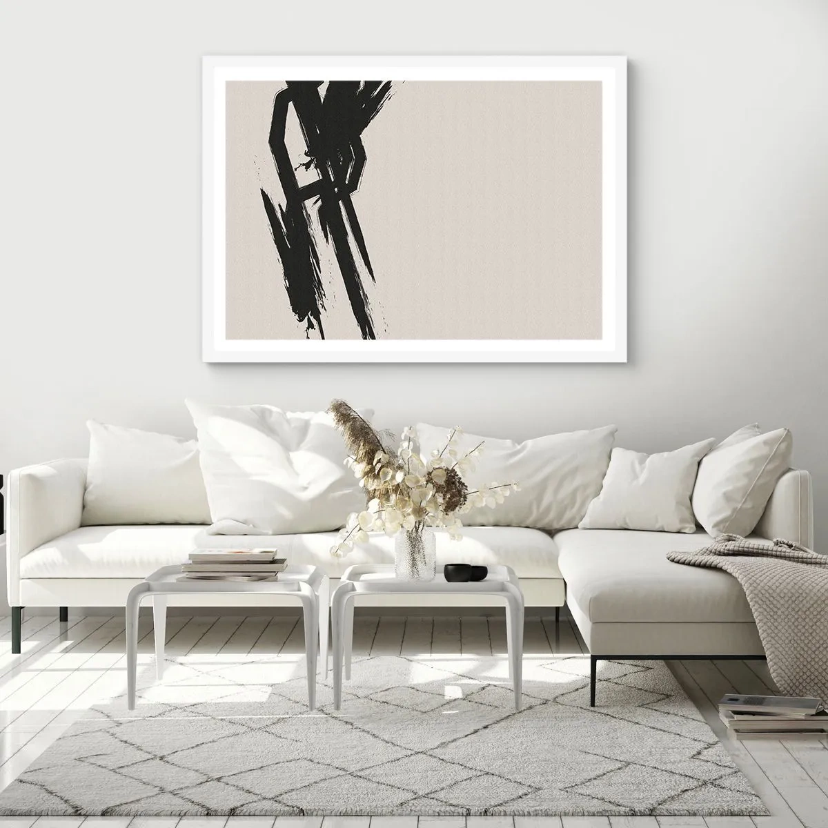 Affisch i vit ram - En ostoppbar rörelse - 70x50 cm