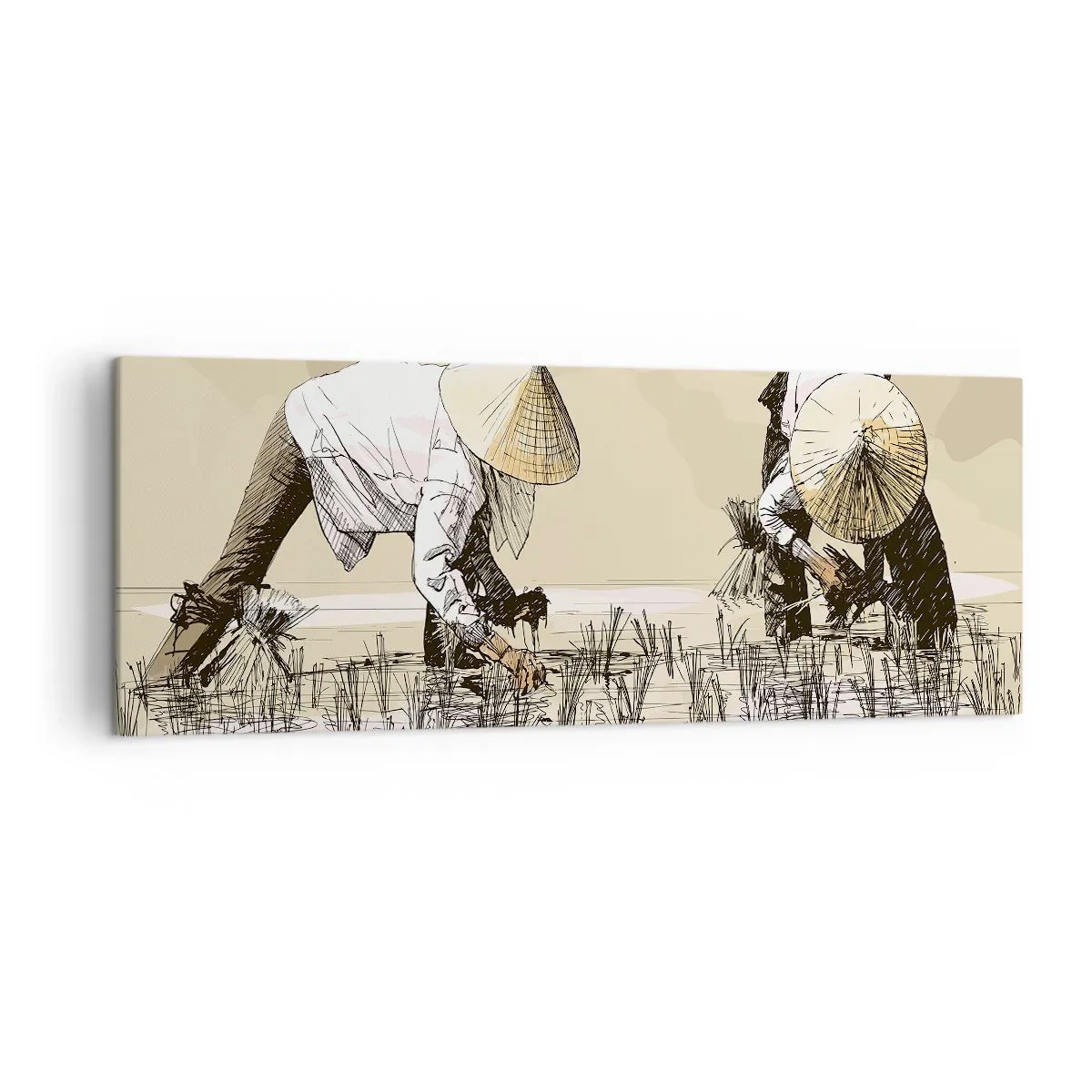 Canvastavla - Bild på duk - Lyckad skörd - 140x50 cm