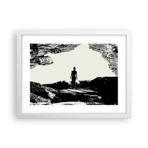 Affisch i vit ram - En ny blick - 40x30 cm