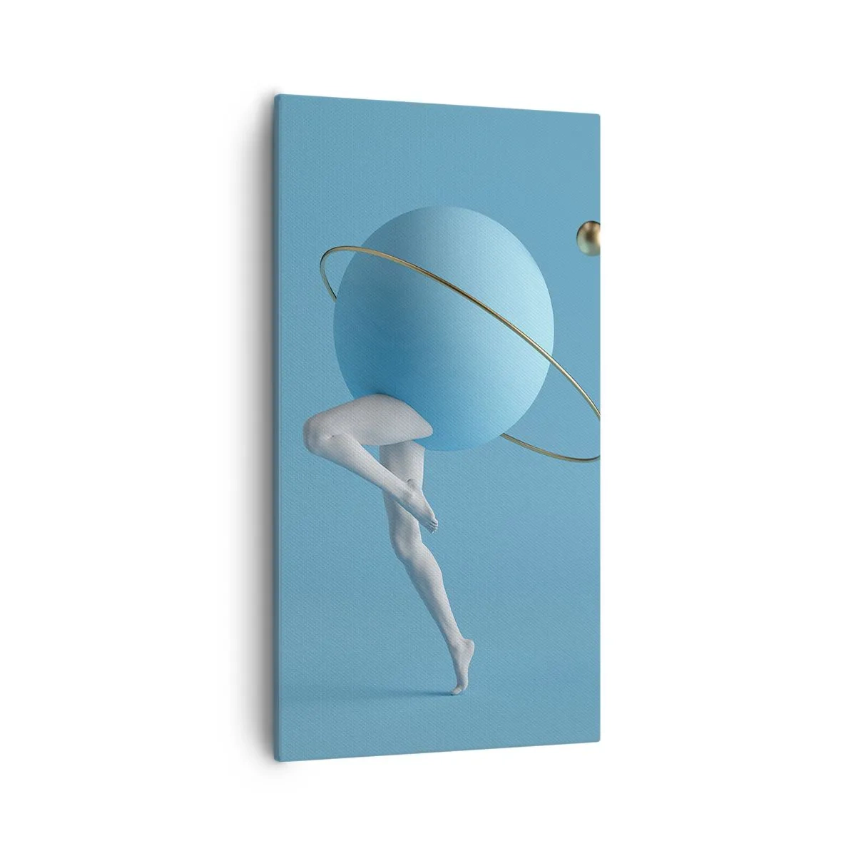 Canvastavla - Bild på duk - Och planeterna blir galna - 55x100 cm