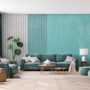 Fototapet Premium Canvas - Balanserad komposition - Abstraktion, Grafik, Bit - 450x315 cm