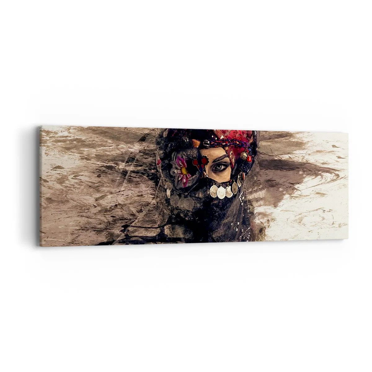 Canvastavla - Bild på duk - Minst intrigerande - 90x30 cm