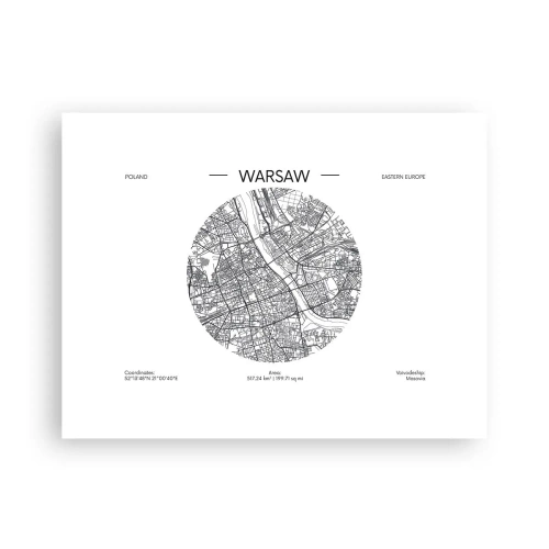 Affisch - Warszawas anatomi - 40x30 cm