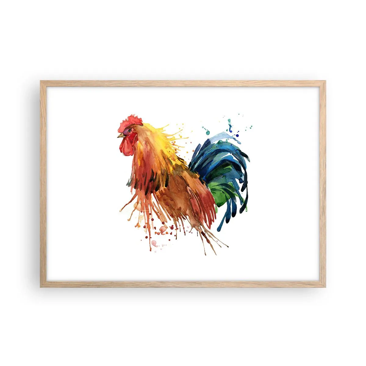 Affisch i ram av ljusek - Kungliga kläder, kunglig stolthet - 70x50 cm